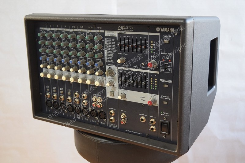 【ジャンク】YAMAHA パワードミキサー　EMX212S ジャンク】YAMAHA パワードミキサー EMX212S