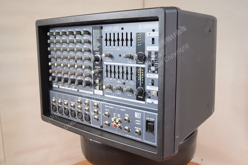 YAMAHA EMX68S 400WX2 パワードミキサー 中古ミキサー 山陽電子商会　第弐録音機材倉庫