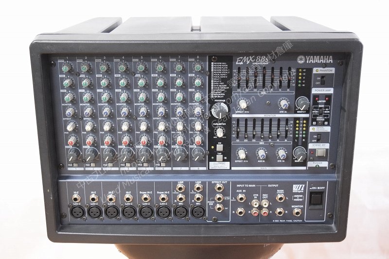 yamaha emx88s 400w パワードミキサー 中古 山陽電子商会 第弐録音機材倉庫