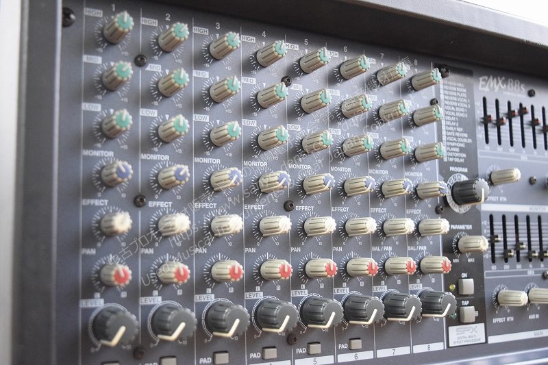 yamaha emx88s 400w パワードミキサー 中古 山陽電子商会 第弐録音機材倉庫